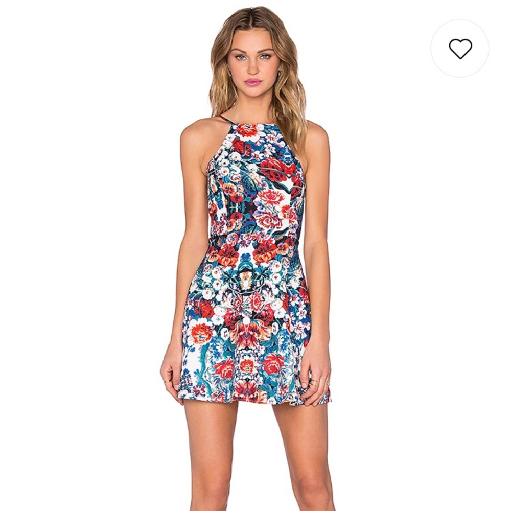 NBD - BACK ME UP DRESS IN DARK FLORAL